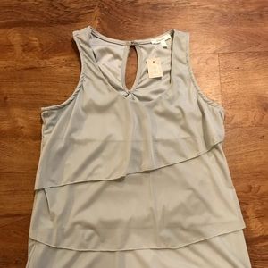 Light Blue Flowy Tank